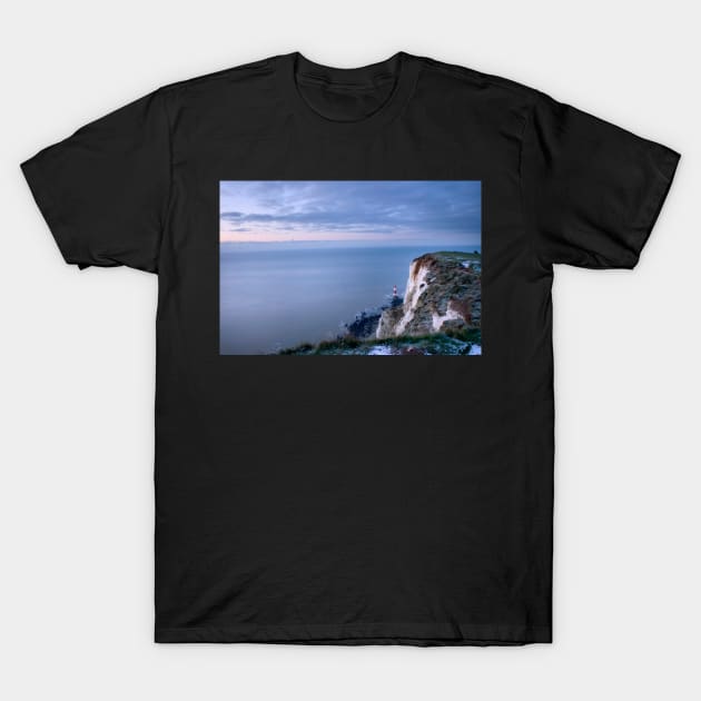 View over Beachy Head at sunrise in January T-Shirt by karenadams